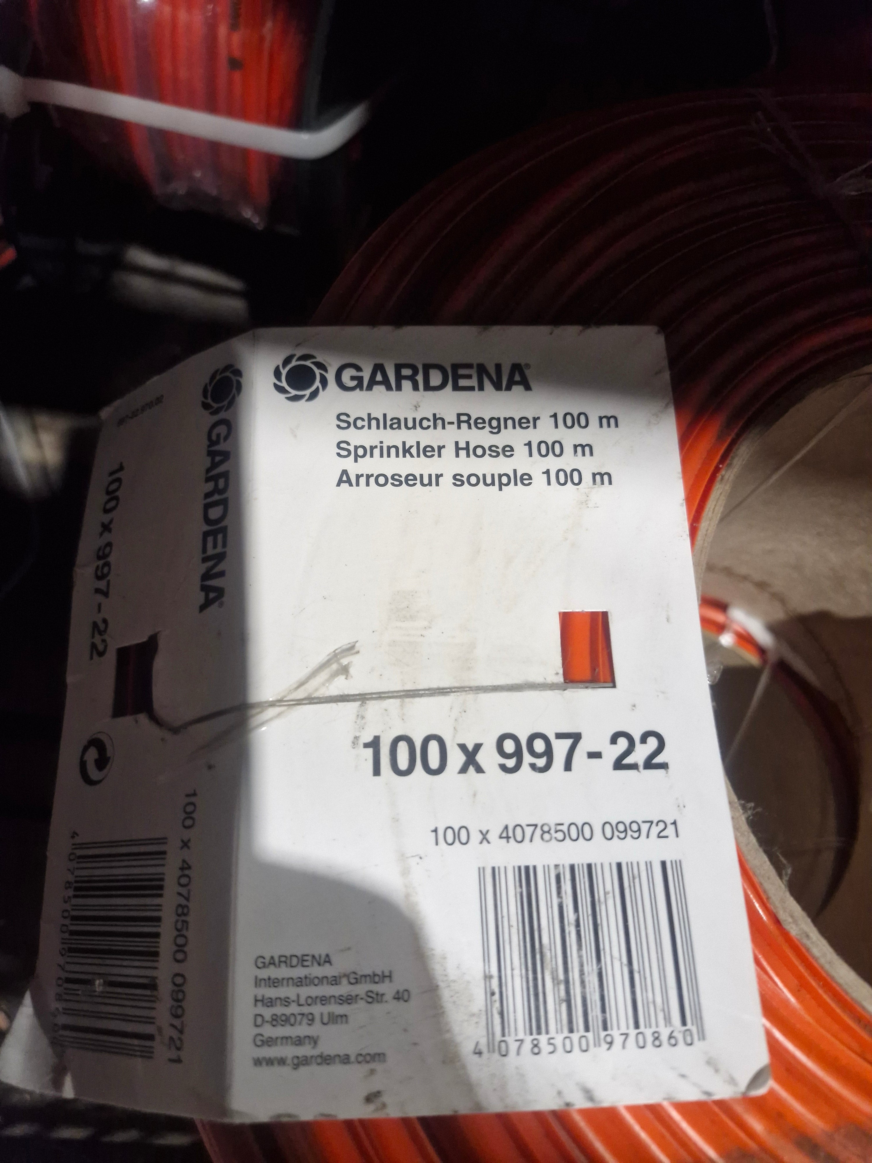 GARDENA Schlauchregner 15 m – hochwertige Meterware zum Restposten-Preis