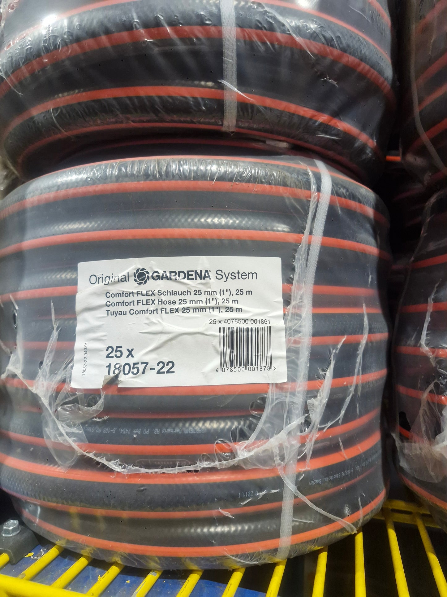 GARDENA Comfort FLEX Gartenschlauch 25 m 25 mm (1") – leistungsstark & knickfest