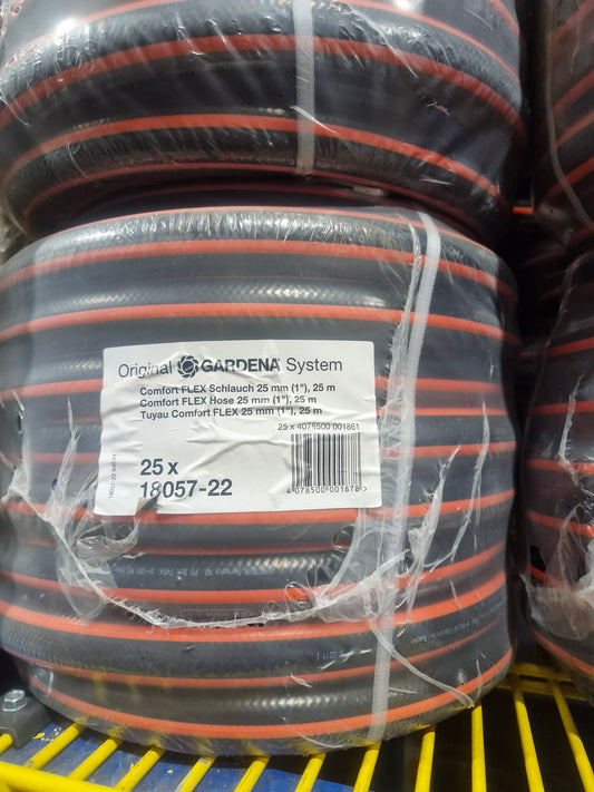 GARDENA Comfort FLEX Gartenschlauch 25 m 25 mm (1") – leistungsstark & knickfest