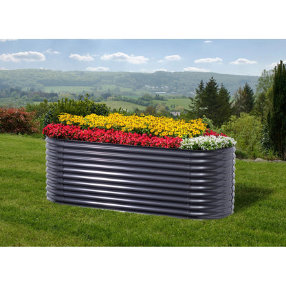 Hochbeet Welle Größe 1, Anthrazit