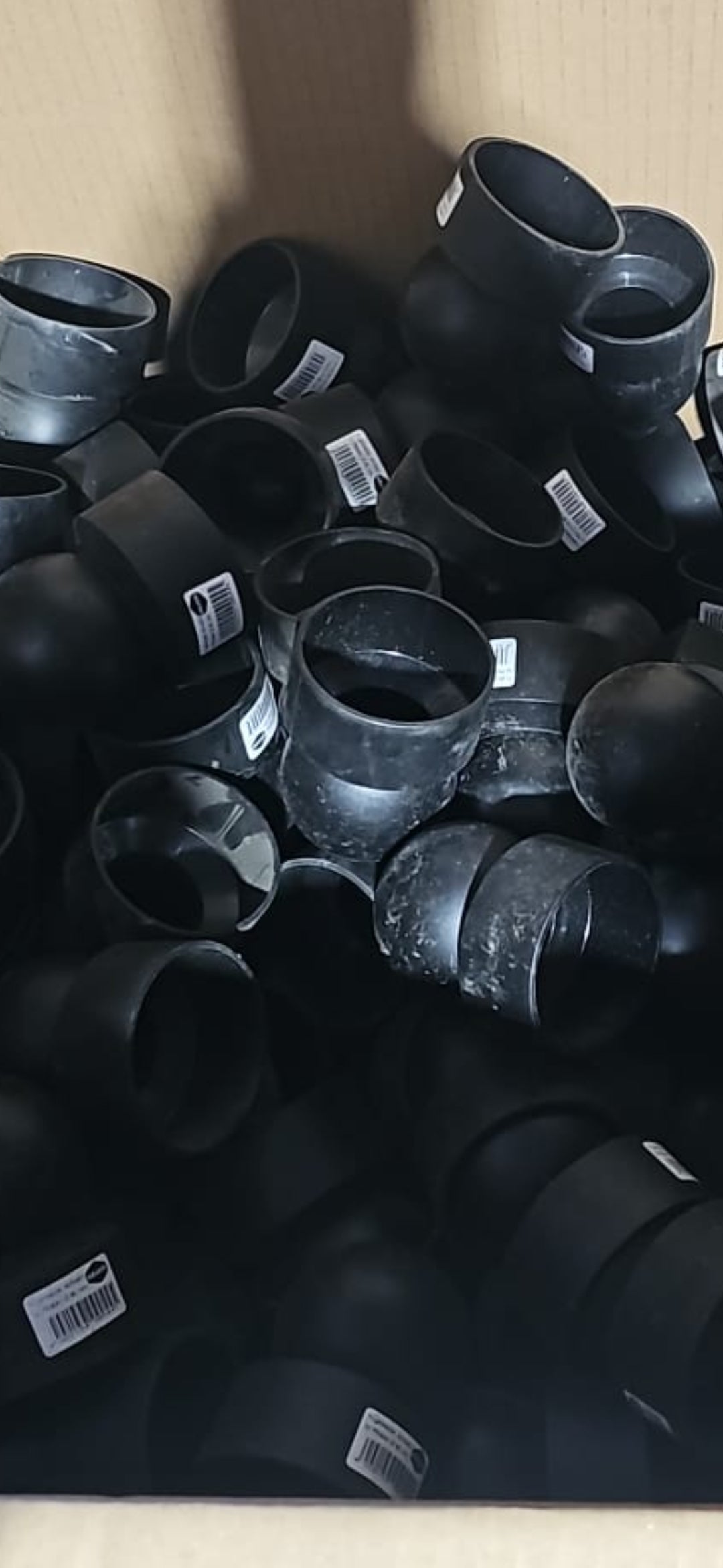 Kunststoff-Kugelkappe Ø 60 mm – B-Ware | Schwarz | Rundpfosten für Tor