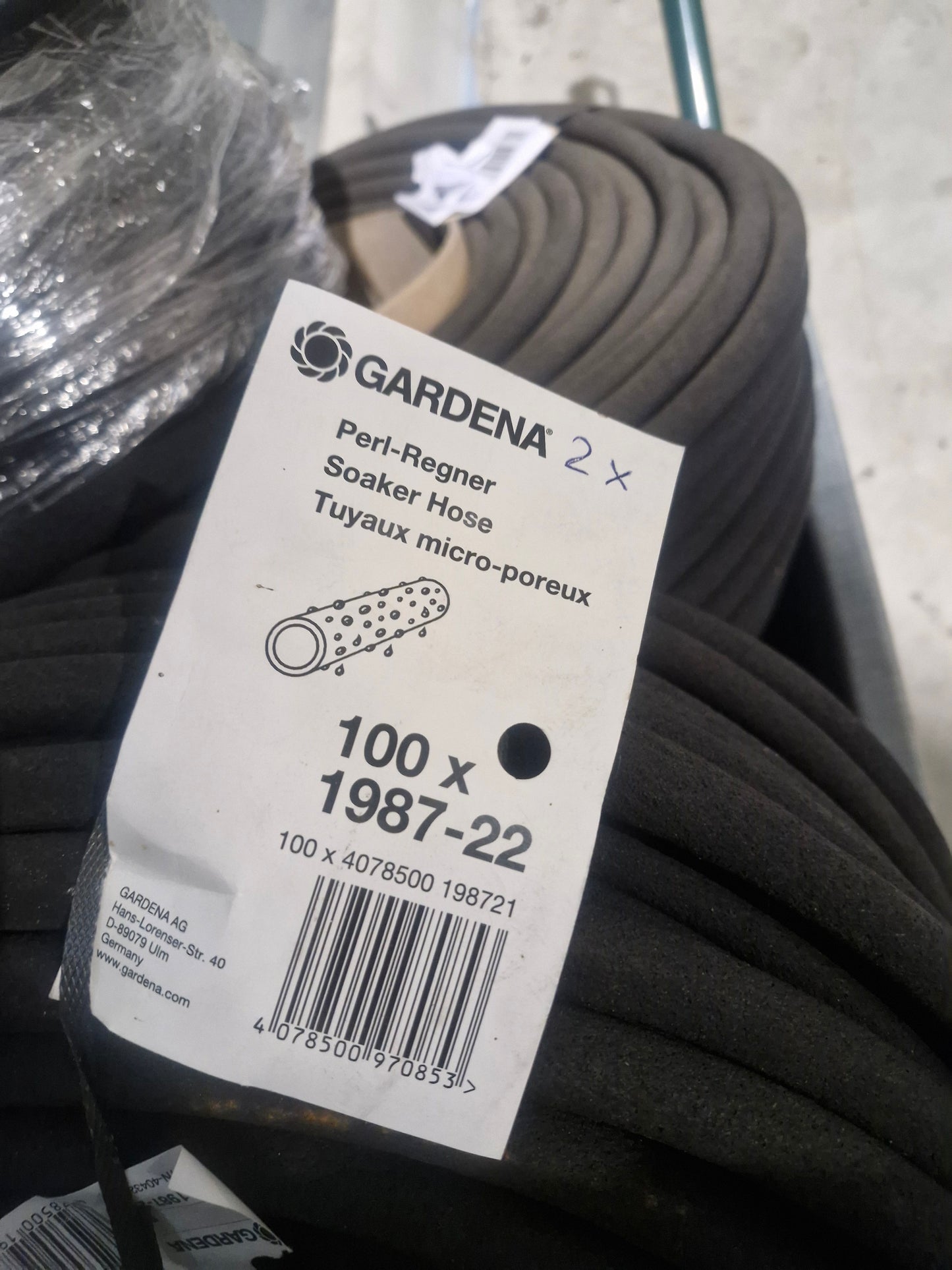 GARDENA Perlregner 100 m – Sonderpreis | Restposten Neuware