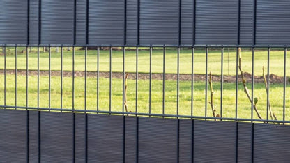 Sichtschutz für Doppelstabmatten Zaun 2,52m Streifen