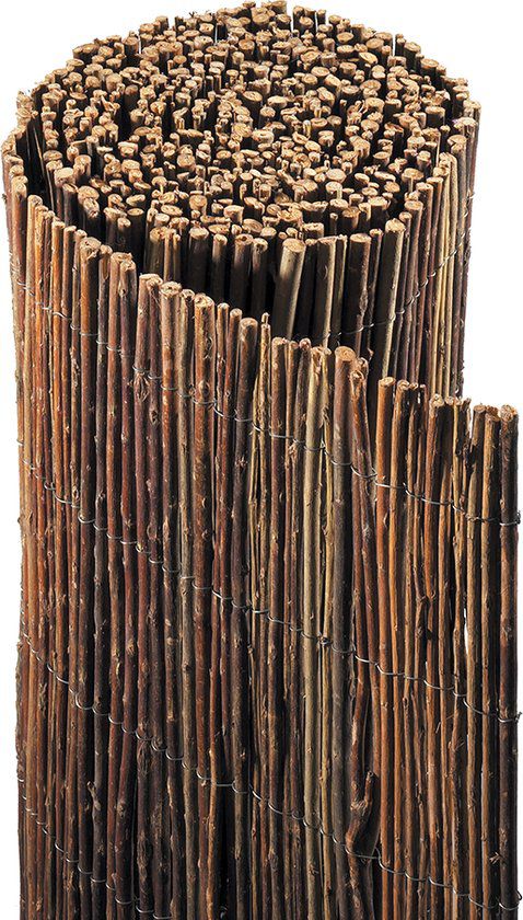 🌿 Sichtschutz Nussbaum 180x300 cm – Garten Sichtschutzzaun aus Naturmaterial