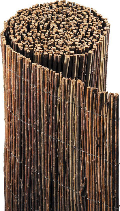 🌿 Sichtschutz Nussbaum 180x300 cm – Garten Sichtschutzzaun aus Naturmaterial