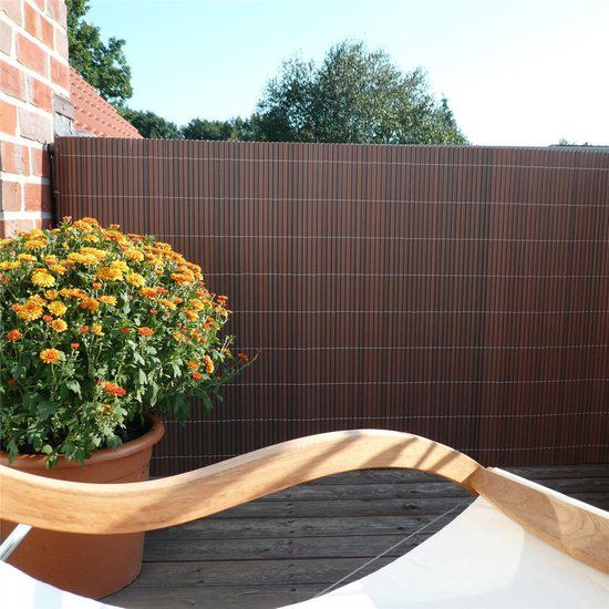 VIDEX Sichtschutzmatte Braun 150 x 300 cm – Made in Germany