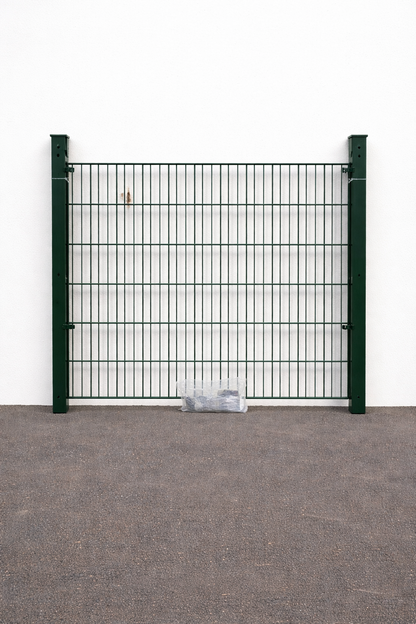 Gartentor 80 x 140 cm – Verzinkt & Grün – Restposten