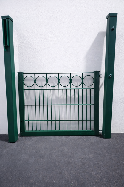 Gartentor 0,80 x 0,90 m Grün inkl. Locinox Schloss – Restposten – Sonderpreis wegen Lagerräumung